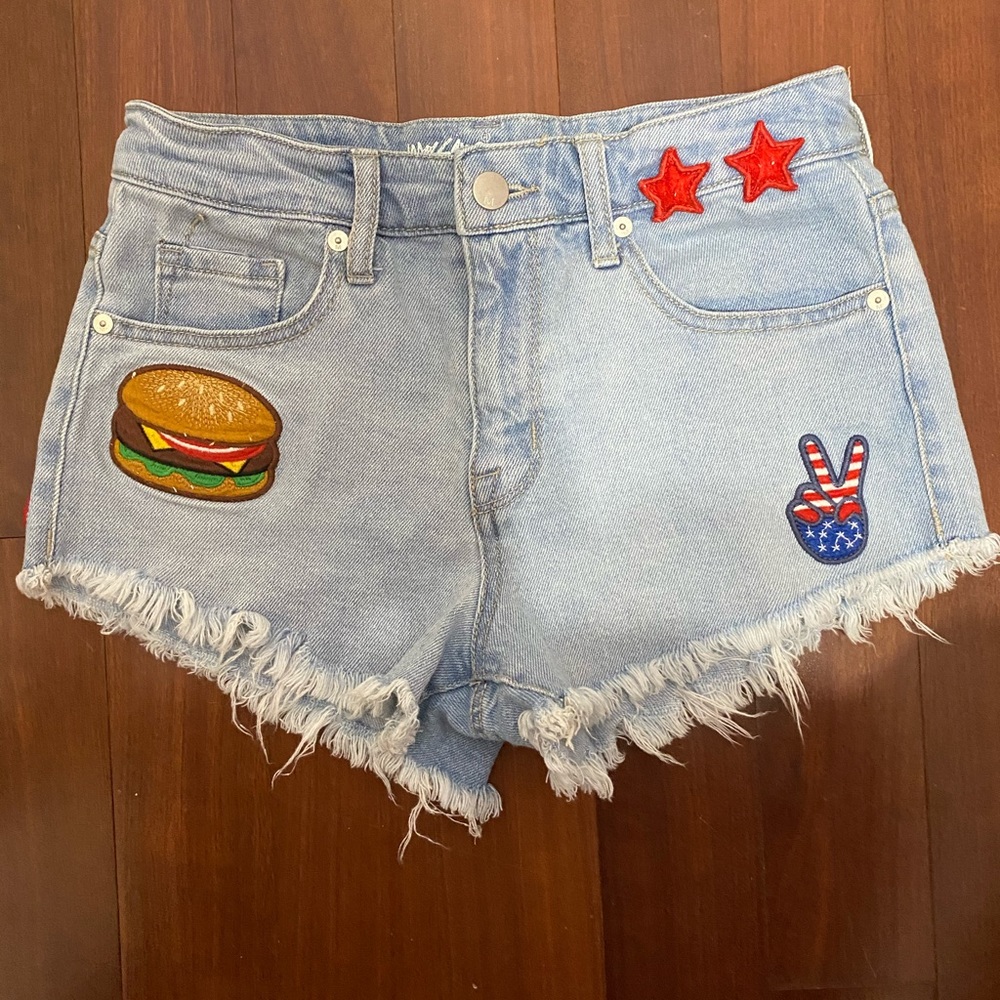 Mossimo Fourth of July Denim Shorts